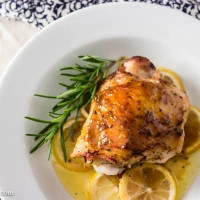 Oven-Roasted Chicken with Lemon and Rosemary